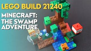 LEGO Build With Me: 21240 Minecraft The Swamp Adventure (ASMR) (Real Time)