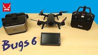 Квадрокоптер MJX Bugs 6 c Монитором и Шлемом для FPV. Посылка из Китая. Обзор.  alex boyko