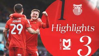 Grimsby Town v MK Dons Highlights