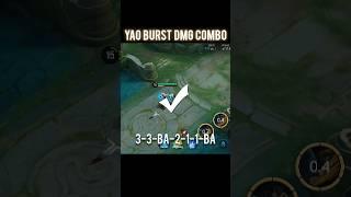 Yao Best Combo  #Yao #hok #hokstudio #王者荣耀 #aov #mlbb