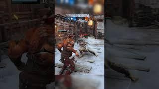 A wild Aramusha appeared! Ara! use Blade Blockade!!  #gaming  #forhonor #ubisoft #shorts