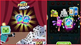 Monopoly Go: Peg E Prize Drop Part - 2 Full Completed  - 30x Multiplayer Gameplay #monopolygo