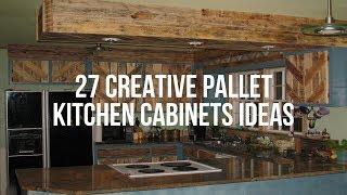  27 Creative PALLET KITCHEN CABINETS Ideas