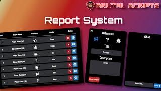 Report system FiveM [ESX & QBCore/QBOX] | Brutal Scripts