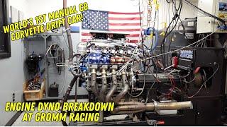 World's 1st Manual C8 Corvette Drift Car - Engine Dyno Breakdown at Gromm Racing - Ep. 40