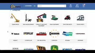 How to use the STOparts.com heavy machinery spare parts website I A short tour of the site