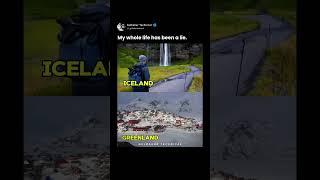 Greenland vs Iceland – Nature’s Opposite Twins! ️‍️