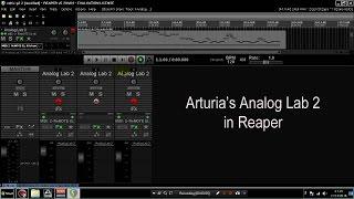 Arturia's Analog Lab 2 in Reaper