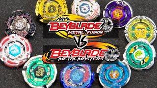 METAL FUSION VS METAL MASTERS! | Beyblade Burst Version Remakes ANNIVERSARY SET SHOWDOWN!