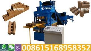 QT2-10 Hydraulic Auto Interlocking Clay Brick Making Machine