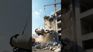 They're using a TRUCK as a Wrecking Ball! 