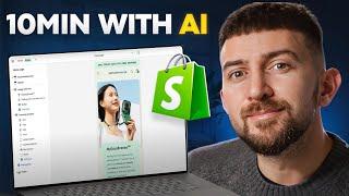 Build a Shopify Dropshipping Store in UNDER 10 MINUTES with AI