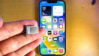 How To Insert SIM in iPhone 14