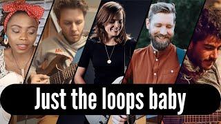 5 Guitarists loop over the same chords - LOOPS ONLY