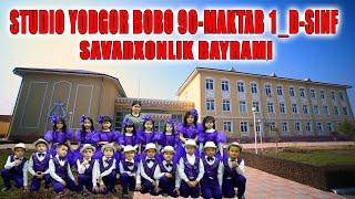 90-MAKTAB SAVODXONLIK BAYRAMI BOLAJONLAR 1-D SINF ALIFBE JIZZAX G`ALLAOROL