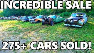 Massive Collector Car Auction Recap! OVER 275 Old Cars & Trucks SOLD! Projects, Parts, and MORE!