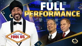 Magic Singh's FULL Mind-Blowing Performance on Penn & Teller: Fool Us