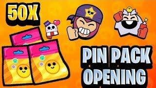 Opening 2× Pin Pack on Mid Autumn Festival !! Brawl Stars