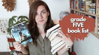  GRADE 5 BOOK LIST  middle grade books I'm recommending my 5th grader read in our homeschool
