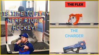 Nerf Rival Hockey Game #16!  The Nerf Rival Curve Shot Flex-VS- The Rival Charger!