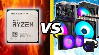 I Tested Cheap Coolers vs the Monster Ryzen 5950x!  Best Budget CPU Coolers for Ryzen!