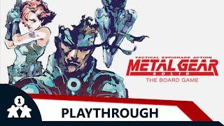 Metal Gear Solid: the Board Game playthrough (review copy provided)