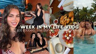 WEEKLY VLOG I got robbed, a week in the the Bahamas with KK, miami for the weekend, & more!