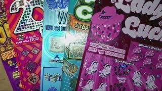 June 14, 2025 Late Night  Lincoln's Pennsylvania Lottery scratch off session 