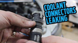 Volvo C30, Heater Hose Connector Quick Fix