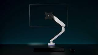 Xitrix GX- Series GXT54012U Premium Gaming Monitor Arm with RGB Lighting