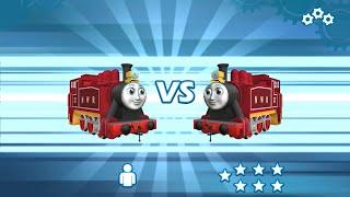 Superstar Racer who would win - Rosie vs Percy vs Rosie vs Emily vs Gordon - Go Go Thomas Game