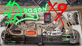 Лук блочный Sanlida Dragon X9 RTH KIT - лучший бюджетный лук для охоты - Дракон в год Дракона 2024