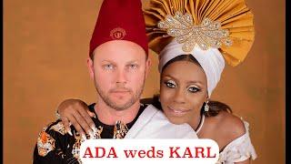 Adakarl marries Swedish hubby in a very traditional Igbo style