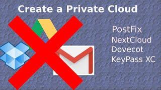 Setup a Private Cloud Server (Email, File Storage, Password Manager, Portfolio/Website)