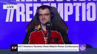 Sentinels (SEN vs. XLG) VCT Masters Toronto Post-Match Press Conference