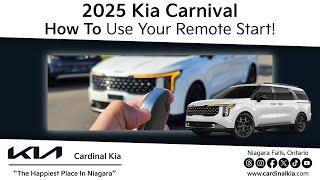 2025 Kia Carnival | How To Use Your Remote Start!