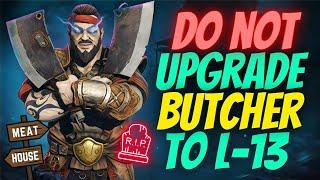 R.I.P  Highest DAMAGE in the Game  || Butcher at Level 13 is NIGHTMARE  || Shadow Fight 4 Arena