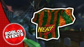 HOW TO GET THE NERF ZOMBIE STRIKE SCARF! | Azure Mines - Hallows Eve 2017 | Roblox Event