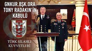 Gnkur.Bşk.Org. Yaşar GÜLER’in Birleşik Krallık Gnkur.Bşk.Ora. Tony RADAKIN’ı Kabulü