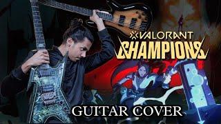 DIE FOR YOU ft.Grabbitz - Valorant Champions 2021 - GUITAR COVER!! || by Malhar Godbole