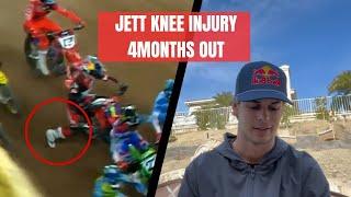 Jett Lawrance talks about his 4 months knee injury at Glendale