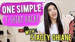 ONE SIMPLE T-shirt STYLE HACK!