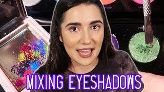 Mixing All My Eyeshadows Together