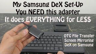 Samsung note 9 USB C OTG Adapter, HDMI Screen Mirroring and DeX on Samsung & Linux on Dex