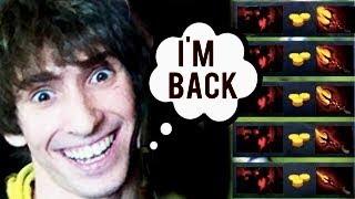 EPIC DAGON SPAM BUILD - Dendi Shadow Fiend Amazing Game 7.13 NEW META DOTA 2