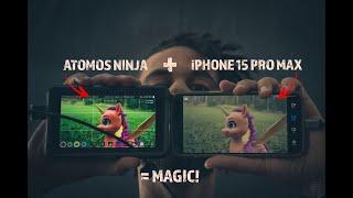 ATOMOS NINJA + iPHONE15 is CRAZY!