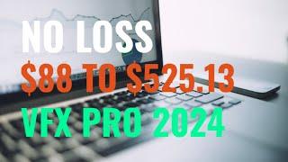 No Loss - $88 to $525.13 in Pocket Option - Best VFX Pro 2024