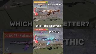 Mythic vs legendary AK47 in CODM