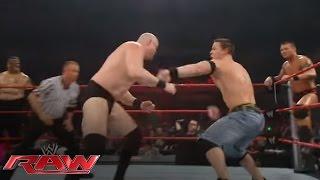 John Cena & Randy Orton battle the entire Raw roster: Raw, March 17, 2008