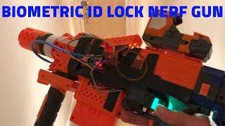 FINGERPRINT ID ACTIVATED NERF GUN | ARDUINO PROJECT